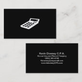 Accountant Visitekaartje (Voorkant / Achterkant)