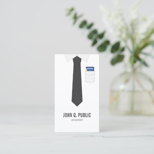 Accountant Visitekaartje (Staand voorkant)