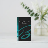 Accountant Visitekaartje Monogram (Staand voorkant)