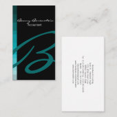 Accountant Visitekaartje Monogram (Voorkant / Achterkant)