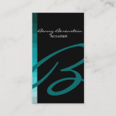 Accountant Visitekaartje Monogram (Voorkant)