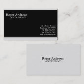 Accountant: Visitekaartjes (Voorkant / Achterkant)