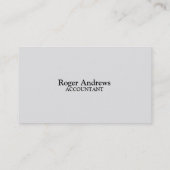 Accountant: Visitekaartjes (Achterkant)