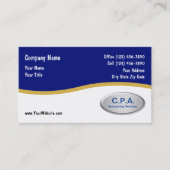 Accountant-Visitekaartjes Visitekaartje (Voorkant)