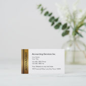 Accountant-Visitekaartjes Visitekaartje (Staand voorkant)