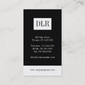 Accountant-Visitekaartjes Visitekaartje (Achterkant)