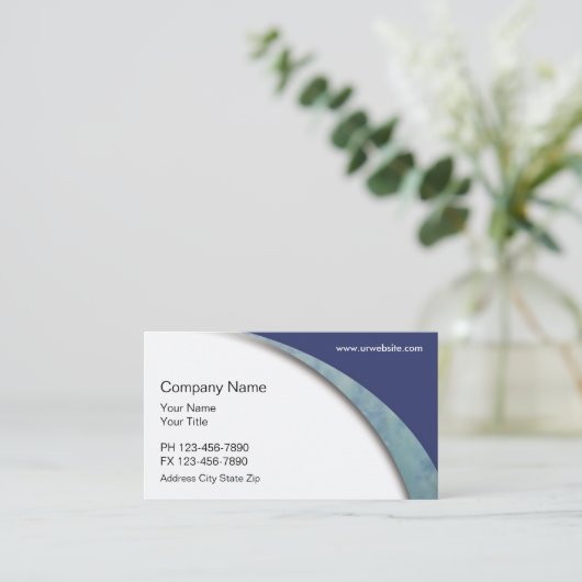 Accountant-Visitekaartjes Visitekaartje (Staand voorkant)