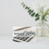 Accountant-visitekaartjes Visitekaartje (Staand voorkant)