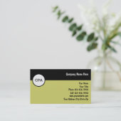 Accountant-Visitekaartjes Visitekaartje (Staand voorkant)