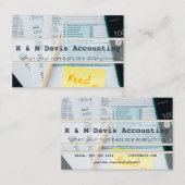 Accountant-visitekaartjes Visitekaartje (Voorkant / Achterkant)