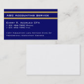 Accountant-Visitekaartjes Visitekaartje (Voorkant / Achterkant)