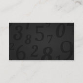 Accountant-visitekaartjes Visitekaartje (Achterkant)