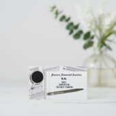 Accountant-Visitekaartjes Visitekaartje (Staand voorkant)