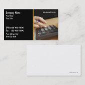 Accountant-Visitekaartjes Visitekaartje (Voorkant / Achterkant)