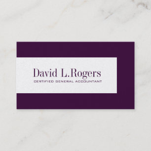 Accountant-Visitekaartjes Visitekaartje