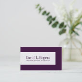 Accountant-Visitekaartjes Visitekaartje (Staand voorkant)