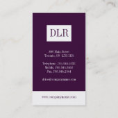 Accountant-Visitekaartjes Visitekaartje (Achterkant)