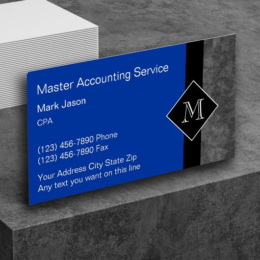 Accountant-Visitekaartjes Visitekaartje