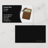 Accountant-Visitekaartjes Visitekaartje (Voorkant / Achterkant)
