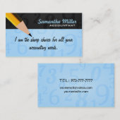 Accountant-Visitekaartjes Visitekaartje (Voorkant / Achterkant)