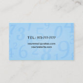 Accountant-Visitekaartjes Visitekaartje (Achterkant)