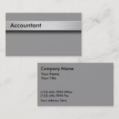 Accountant-Visitekaartjes Visitekaartje (Voorkant / Achterkant)