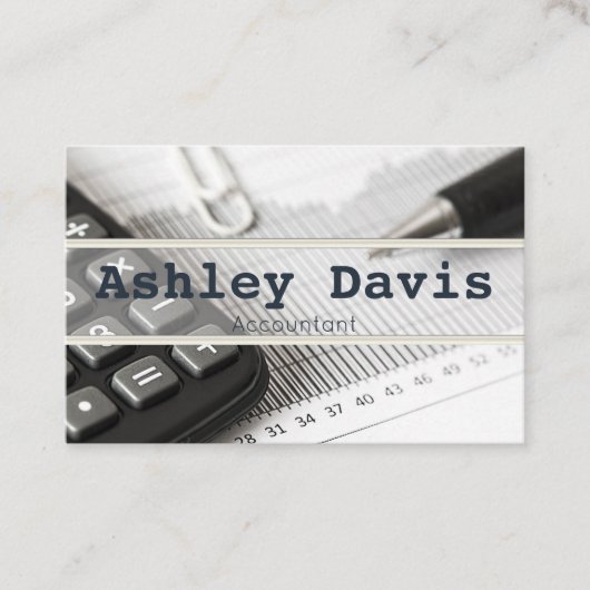 Accountant-visitekaartjes Visitekaartje (Voorkant)