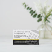 Accountant-Visitekaartjes Visitekaartje (Staand voorkant)