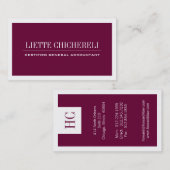 Accountant-Visitekaartjes Visitekaartje (Voorkant / Achterkant)