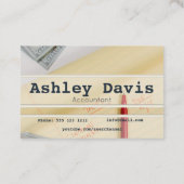 Accountant-visitekaartjes Visitekaartje (Achterkant)