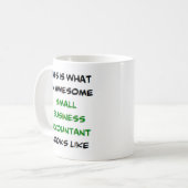 accountant voor kleine bedrijven, geweldige koffiemok (Voorkant links)