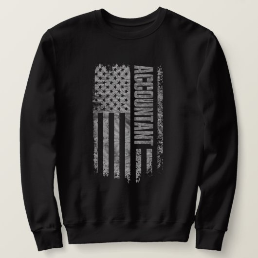 Accountant VS-vlag bedrukt ontwerp Trui (Design voorkant)