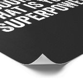 accountant Wat is je superkracht Poster (Hoek)