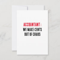 Accountant We maken centen uit chaos