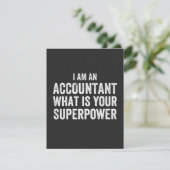 accountant What is your Superpower Bedankkaart (Staand voorkant)