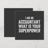 accountant What is your Superpower Kaart (Voorkant / Achterkant)