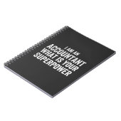 accountant What is your Superpower Notitieboek (Linkerzijde)