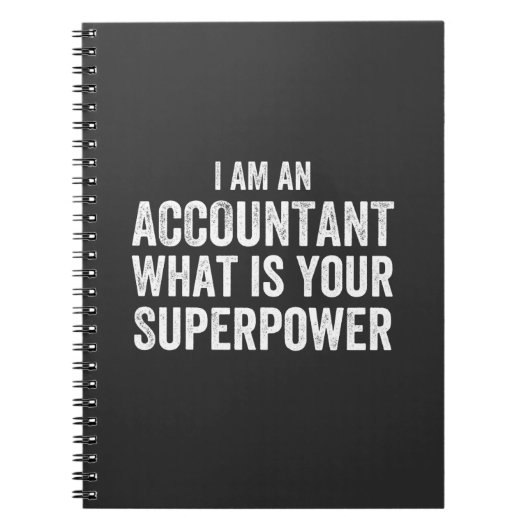 accountant What is your Superpower Notitieboek (Voorkant)