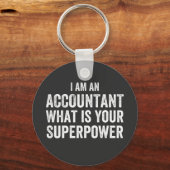 accountant What is your Superpower Sleutelhanger (Voorkant)