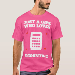 Accountant Woman Girl Gift T-shirt