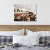 Accountant - Workaholic 1923 Canvas Afdruk (Insitu (Slaapkamer))