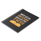 Accountant zal hypothecair advies geven over taco' notitieboek (Linkerzijde)