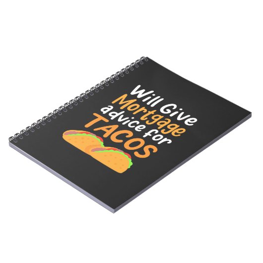 Accountant zal hypothecair advies geven over taco' notitieboek (Linkerzijde)