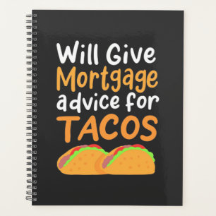 Accountant zal hypothecair advies geven over tacos planner
