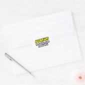 Accountants...Cool Kind van de financiële wereld Ronde Sticker (Envelop)