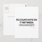 Accountants doen het! briefkaart (Voorkant / Achterkant)