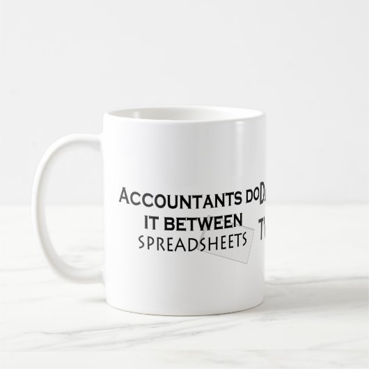 Accountants doen het! koffiemok (Links)
