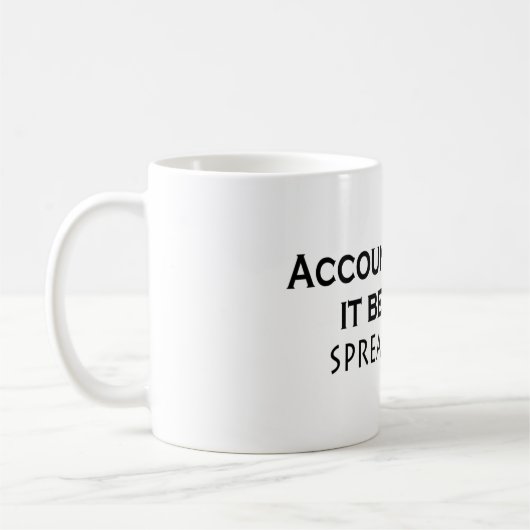 Accountants doen het! koffiemok (Links)