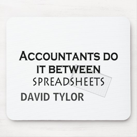 Accountants doen het! muismat (Voorkant)