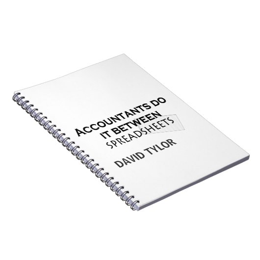 Accountants doen het! notitieboek (Rechterzijde)